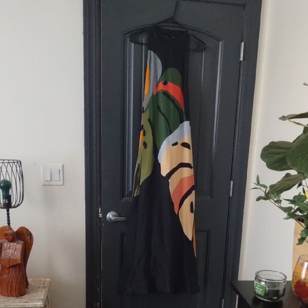 Anthropologie Black Maxi Dress